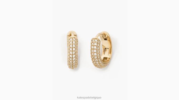 des déclarations brillantes ouvrent des mini câlins Kate Spade femmes accessoires D82881062 clair/or