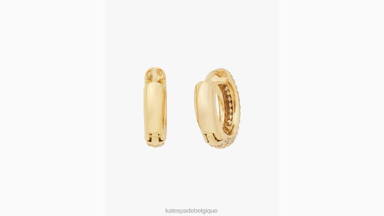 des déclarations brillantes ouvrent des mini câlins Kate Spade femmes accessoires D82881062 clair/or
