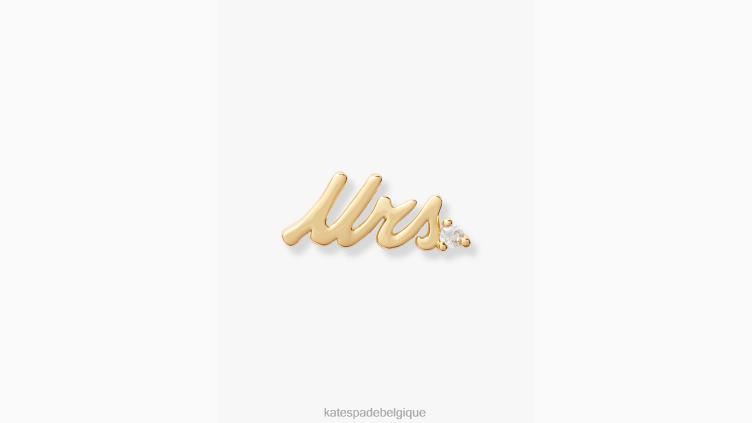 dis oui, madame les étalons Kate Spade femmes accessoires D82881068 clair/or