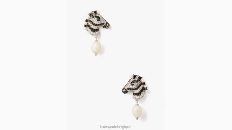 gagnez vos galons, boucles d'oreilles pendantes Kate Spade femmes accessoires D82881250 noir multicolore