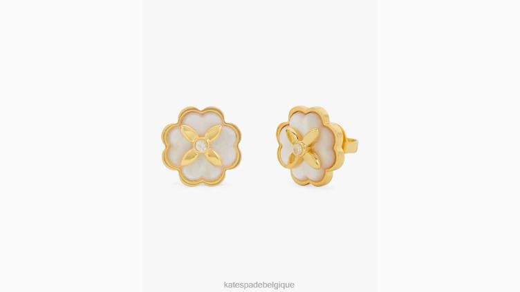 goujons de floraison du patrimoine Kate Spade femmes accessoires D82881152 crème/or
