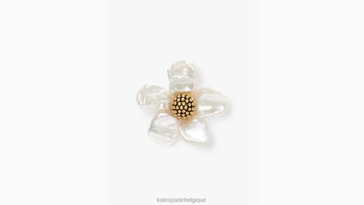 goujons de frénésie florale Kate Spade femmes accessoires D82881160 crème/or