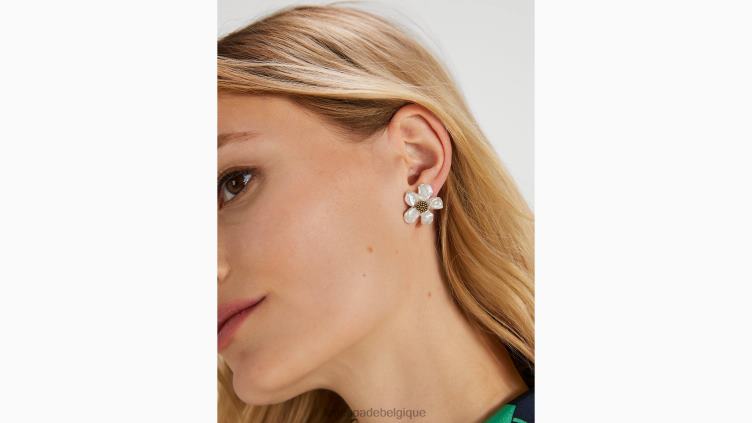 goujons de frénésie florale Kate Spade femmes accessoires D82881160 crème/or