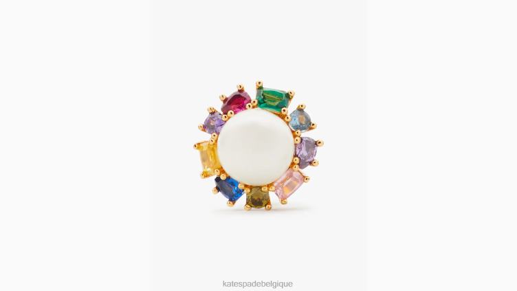 goujons de halo de perles de magasin de bonbons Kate Spade femmes accessoires D82881079 multi