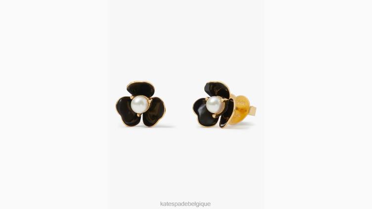 goujons de lancer de bouquet Kate Spade femmes accessoires D82881069 or noir