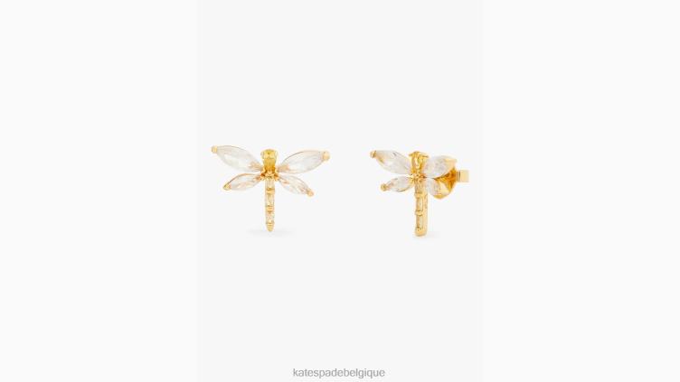 goujons de libellule à effet de serre Kate Spade femmes accessoires D82881047 neutre multi