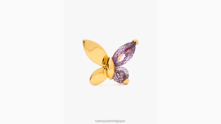 goujons papillons sociaux Kate Spade femmes accessoires D82881179 violet clair