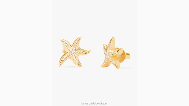 goujons étoiles de mer Kate Spade femmes accessoires D8288984 effacer multi