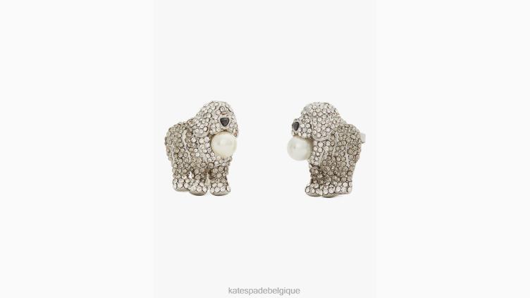 meilleurs goujons de déclaration de chien de berger de l'exposition Kate Spade femmes accessoires D82881099 neutre multi