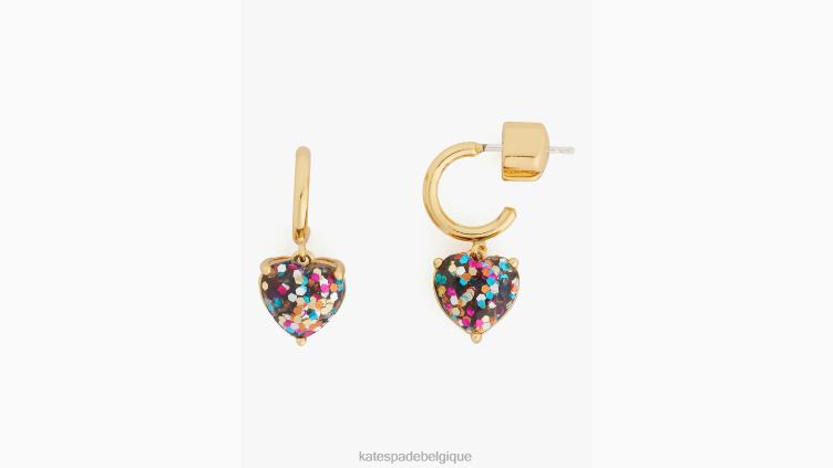 mon coeur d'amour câlins Kate Spade femmes accessoires D82881143 multi paillettes