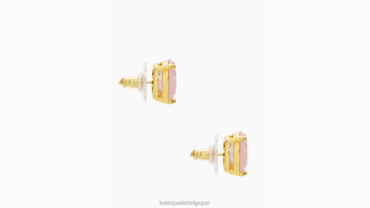 petits clous carrés Kate Spade femmes accessoires D82881074 rose clair