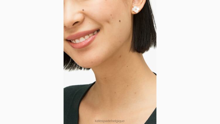 précieux goujons de pensée Kate Spade femmes accessoires D82881175 crème multi/or rose