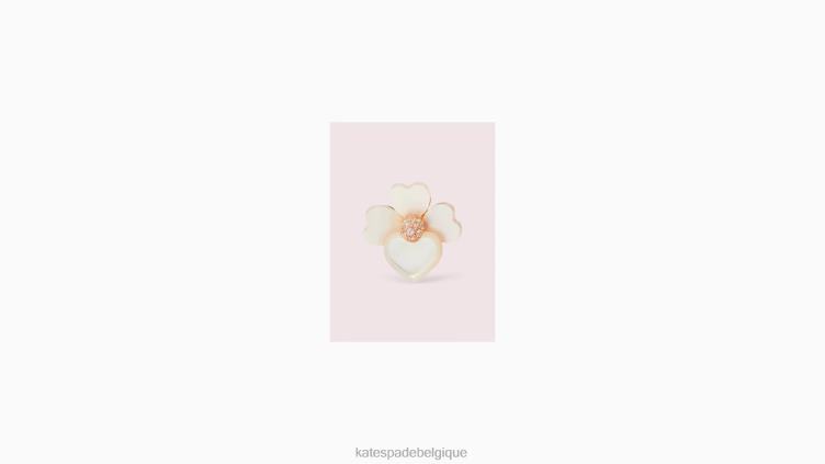 précieux goujons de pensée Kate Spade femmes accessoires D82881175 crème multi/or rose