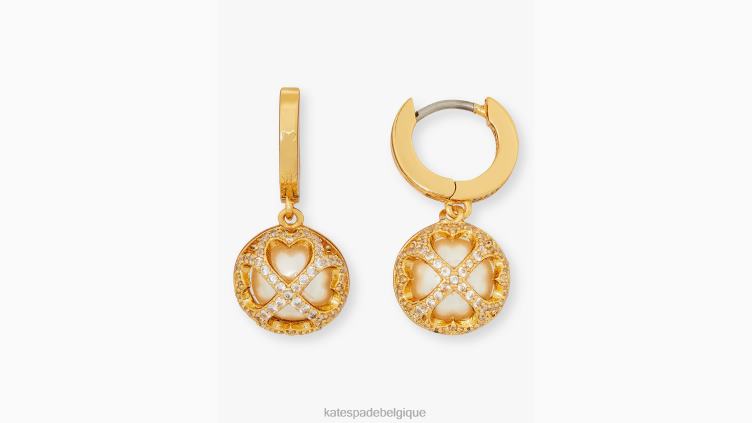 quelque chose de brillant, câlins Kate Spade femmes accessoires D82881058 crème/or