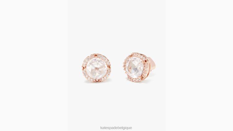 qui scintillent et pavent de gros clous Kate Spade femmes accessoires D82881089 clair/or rose