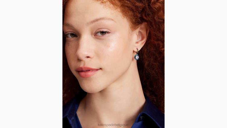 rêve en couleur boucles d'oreilles pendantes huggie Kate Spade femmes accessoires D82881025 multi