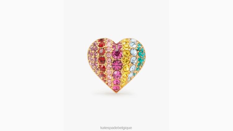 sur les clous de coeur à pois Kate Spade femmes accessoires D82881141 multi