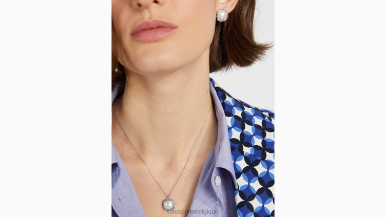 mini pendentif brillant Kate Spade femmes accessoires D82881239 saphir crème
