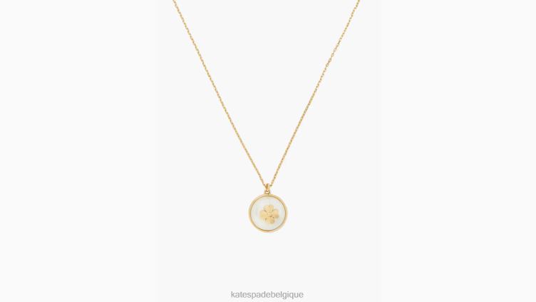 mini pendentif perles sur perles Kate Spade femmes accessoires D82881242 crème/or