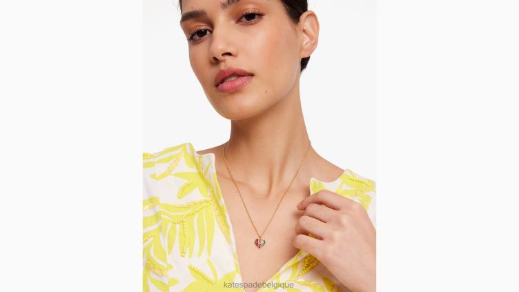 sur le mini pendentif point Kate Spade femmes accessoires D82881207 multi