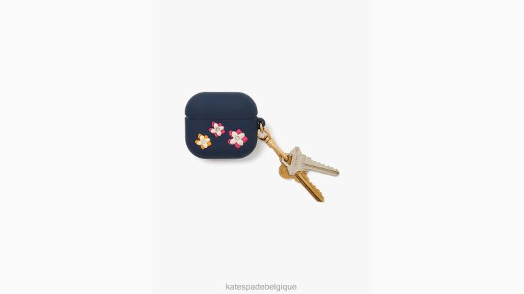 coque airpods fleurs et douches Kate Spade femmes accessoires D82881448 blazer bleu multicolore