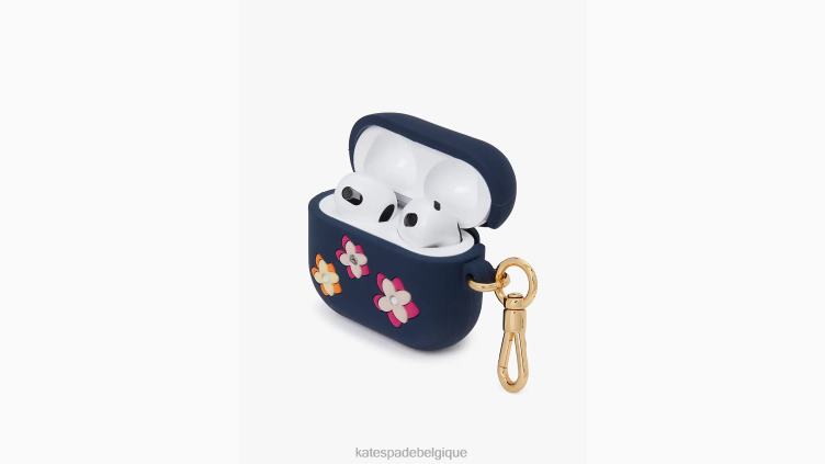 coque airpods fleurs et douches Kate Spade femmes accessoires D82881448 blazer bleu multicolore