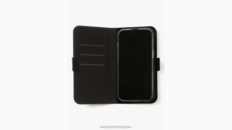 coque folio à enveloppe magnétique morgan pour iphone 13 pro Kate Spade femmes accessoires D82881429 bleu harmonie