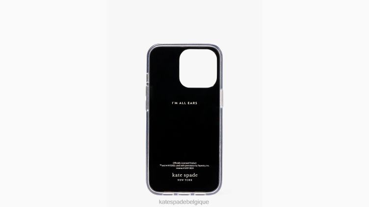 coque iphone 13 pro j'aime ny x new york Kate Spade femmes accessoires D82881395 noir multicolore