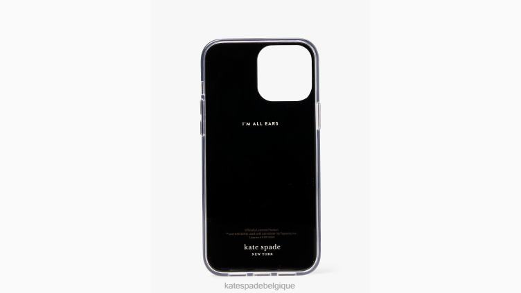 coque iphone 13 pro max j'aime ny x new york Kate Spade femmes accessoires D82881389 noir multicolore