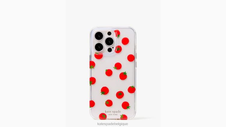 coque iphone 13 pro tomate roma Kate Spade femmes accessoires D82881438 rouge vif multicolore