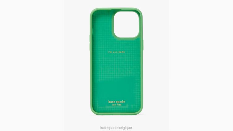 coque iphone 14 pro max à sequins rayés bord de mer Kate Spade femmes accessoires D82881275 marée basse multi