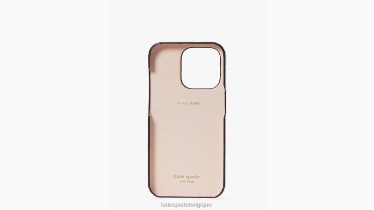 coque iphone 14 pro morgan saffiano en cuir avec anneau Kate Spade femmes accessoires D82881408 plage du matin