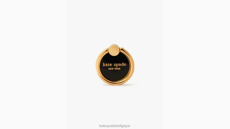 support pour bague en émail à logo Kate Spade femmes accessoires D82881388 noir