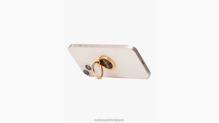 support pour bague en émail à logo Kate Spade femmes accessoires D82881388 noir