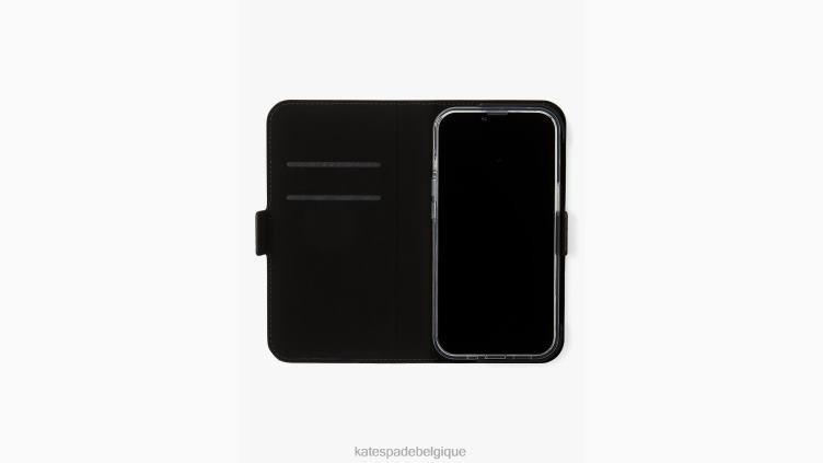 étui folio magnétique pour iphone 13 pro spencer floral medley Kate Spade femmes accessoires D82881416 parchemin multi