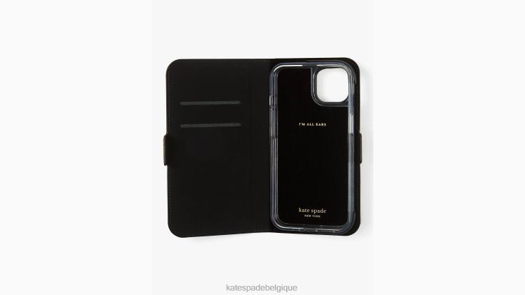 étui folio magnétique pour iphone 13 spencer floral medley Kate Spade femmes accessoires D82881436 parchemin multi