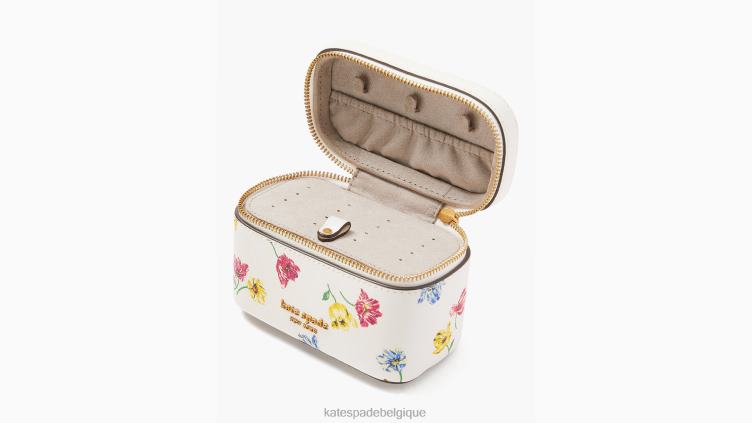 coffret à bijoux en forme de tulipe Morgan Kate Spade femmes accessoires D8288406 crème multi