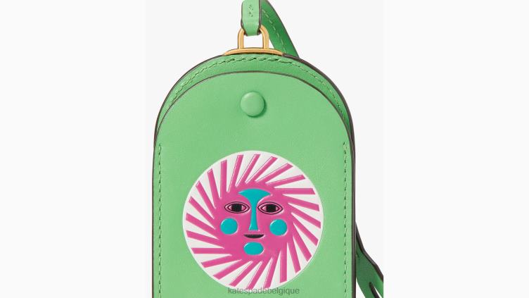 étiquette à bagage Alexander Girard x New York Kate Spade femmes accessoires D82881260 vert multicolore