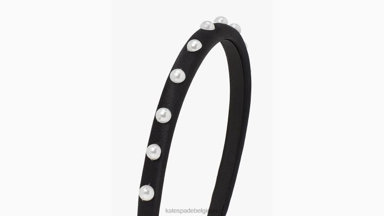 bandeau skinny orné de perles Kate Spade femmes accessoires D82881457 noir