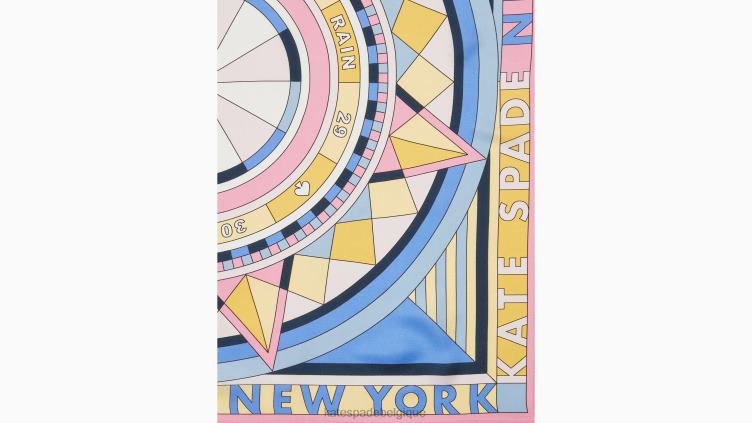 bandana en soie baromètre Kate Spade femmes accessoires D82881346 multi