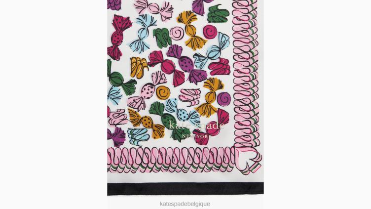 bandana en soie bonbons festifs Kate Spade femmes accessoires D82881447 multi