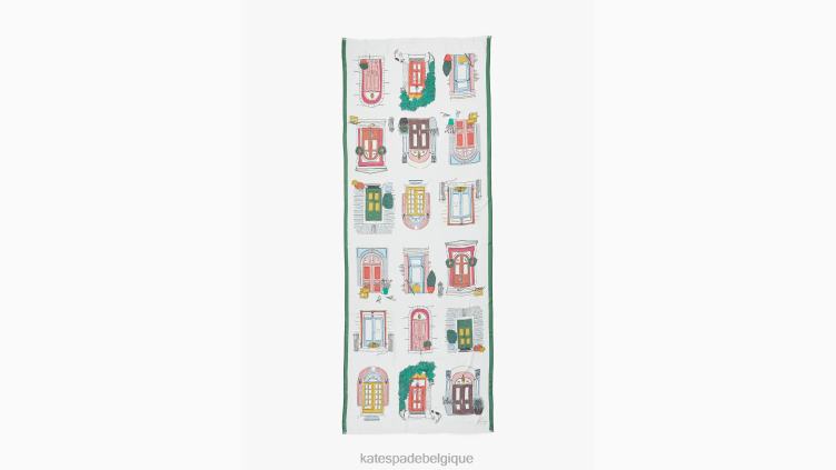 foulard oblong des portes de new york Kate Spade femmes accessoires D82881360 multi