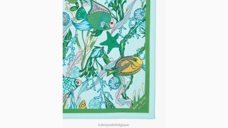 sous le bandana en soie de la mer Kate Spade femmes accessoires D82881264 jacinthe