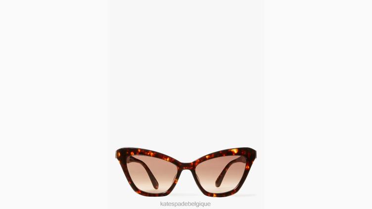 lunettes de soleil Amélie Kate Spade femmes accessoires D82881324 la Havane