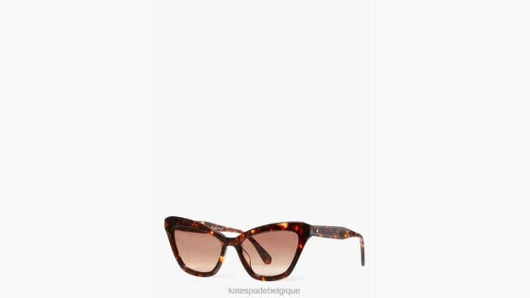 lunettes de soleil Amélie Kate Spade femmes accessoires D82881324 la Havane