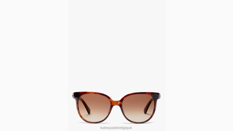 lunettes de soleil Geralyn Kate Spade femmes accessoires D82881387 la Havane