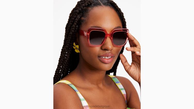 lunettes de soleil Naomi Kate Spade femmes accessoires D82881393 pêche