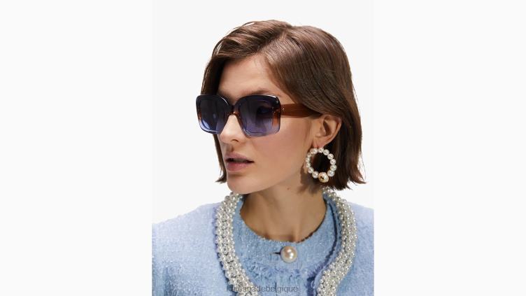 lunettes de soleil bellamy Kate Spade femmes accessoires D82881376 bleu/beige