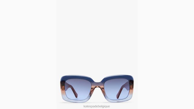 lunettes de soleil bellamy Kate Spade femmes accessoires D82881376 bleu/beige