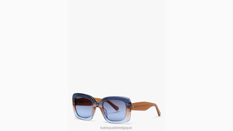 lunettes de soleil bellamy Kate Spade femmes accessoires D82881376 bleu/beige